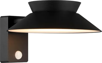 Produktbild von Nordlux JUSTINA Solar LED Aussen-Wandleuchte Warmweiss 5W Schwarz IP44 2418071003