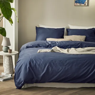 Produktbild von Cinderella Weekend - Bettbezug mit Reißverschluss - Baumwolle - 200x200 cm - Navy