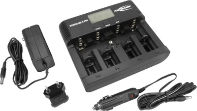 Produktbild von Akku Ladegerät für 1-8 AAA AA C D + 9V, Kfz-Adapter