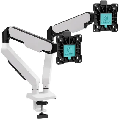 Zdjęcie produktu dla Ramię do montażu dwóch monitorów, obsługujące monitory o przekątnej 13-32 cali, obciążenie do 9 kg na ramię, maksymalny standard VESA 100x100