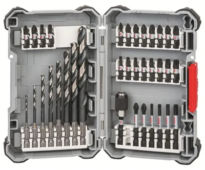 Produktbild von Bosch 35-tlg. Pick and Click Schlagschrauber-/Metallbohrer-Set, 2607017567