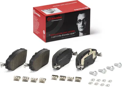 Image de Jeu de plaquettes de frein BREMBO avant pour FIAT 500 (312) P 23 198