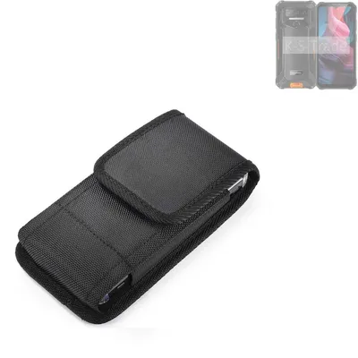 Produktbild von Holster Gürteltasche kompatibel mit Oukitel WP32 Holster Gürtel Tasche wasserabweisend Handy Hülle Schutz Hülle Outdoor schwarz K-S-Trade