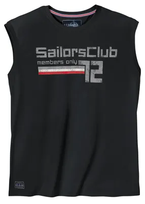 Produktbild von Redfield XXL Muskelshirt Print SailorsClub schwarz