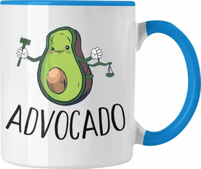 Produktbild von Trendation - Jurist Tasse Geschenk Anwalt Jura Student Examen Geschenkidee (Blau)