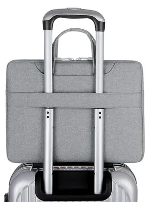 Zdjęcie produktu dla Etui na laptopa 15,6 cala – torba na ramię typu messenger z ochroną 360°; wielowarstwowa, wodoodporna i odporna na zarysowania torba na komputer, kompatybilna z laptopami marek Lenovo, HUAWEI, Microsoft, Acer i Asus