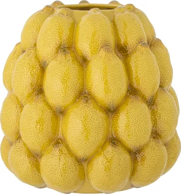 Produktbild von Limone Vase, Gelb, Steingut