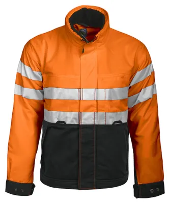Produktbild von Projob 6407 GEFÜTTERTE JACKE EN ISO 20471 KLASSE 3