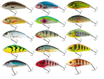 Produktbild von Salmo Fatso 10cm 48g Floating - Jerkbait Wobbler, Salmo Farben:Holo Red Head Striper