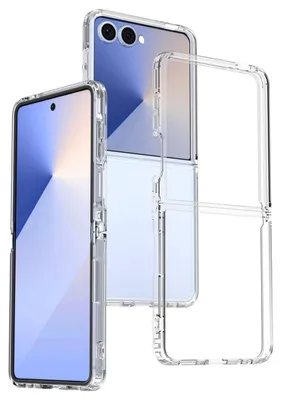 Produktbild von Für Samsung Galaxy Z Flip7 5G TPU / Acryl Hybrid Handy Schutz Hülle Transparent