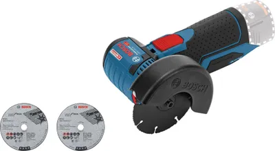 Immagine prodotto di Bosch Professional GWS 12-76 V-EC Angle Grinder - Without battery - Compact size - Disc diameter 75 mm - 06019F2000