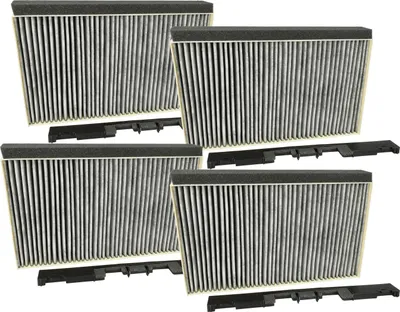 Produktbild von vhbw 4x Aktivkohlefilter kompatibel mit Bosch DIB098JQ50, DIB09D650, DIB09E850, DIB09E850/03, DIB09T150, DIB097IM50, DIB098E50 Dunstabzugshaube