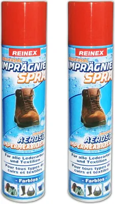 Produktbild von 2x IMPRÄGNIER SPRAY 400ml Impregnierspray Textilschutz Lederschutz Leder Textil 14 (2 Dosen)