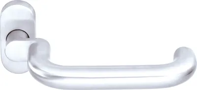 Produktbild von OGRO Drückerlochteil PREMIUM 8100 A/6621 - mit Rosette, Alu silber eloxiert