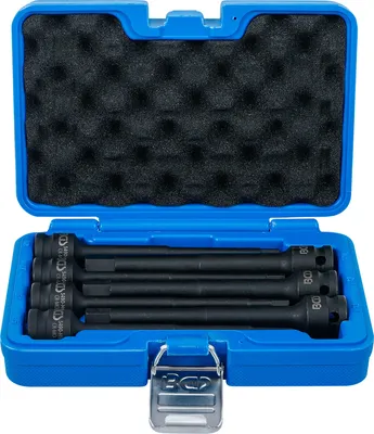 Image de BGS-5490 Jeu de douilles à embout de force Longueur 150 mm Entraînement Carré intérieur 12,5 mm (1/2") Hexagone intérieur 5 - 14 mm 7 pces.