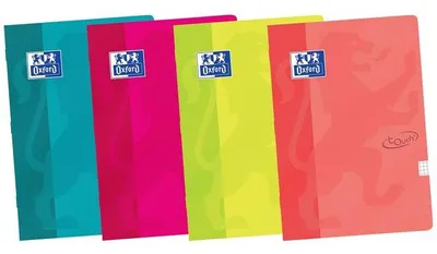 Image de Oxford - Cahier Touch A5 ligne 72 pages 80 g assortis | 10 pièces