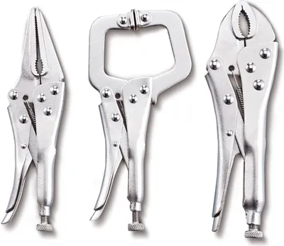 Produktbild von PARKSIDE® Gripzangenset, 3-teilig, Kohlenstoffstahl