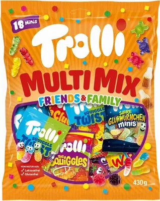 Produktbild von Trolli MULTI MIX Friends & Family Fruchtgummi 430,0 g