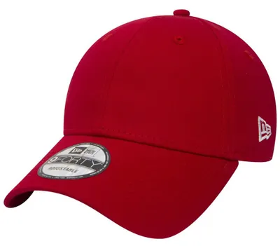 Produktbild von New Era Scarlet Red Rot Blank Velcroback 940 9Forty Adjustable Curved Cap Kappe Basecap