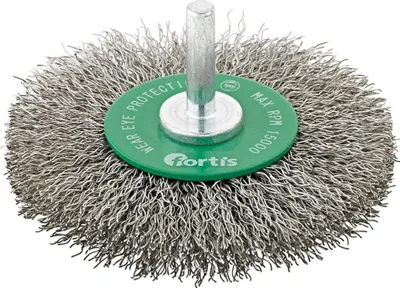 Produktbild von Fortis Rundbürste Edelstahl 50 mm gewellt