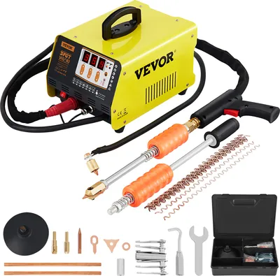 Immagine prodotto di VEVOR smacchiatore per carrozzeria 3 kW, 220-250 V smacchiatore 3500 A Smacchiatore smacchiatore smacchiatore con 7 modalità, 31,5 x 21,5 x 23 cm Smacchiatore smacchiatore smacchiatore saldatore a punti