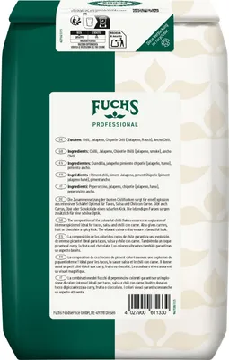 Image de Fuchs Foodservice Flocons de piment multicolores goût aromatique 700g