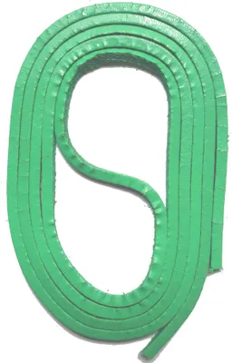 Produktbild von SNORS Ledersenkel - GRÜN - 3mm - echtes Leder