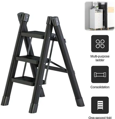 Obrázok produktu pre Kompaktný hliníkový rebrík do kuchyne