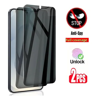 Produktbild von 2x Blickschutz Panzerfolie für Samsung Galaxy S26 Ultra. Fingerabdruck-Entsperrung funktioniert!!! Sicht Schutz Glas