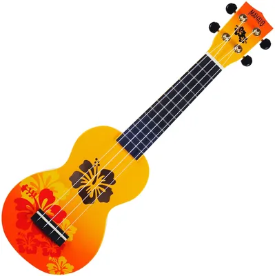 Produktbild von Mahalo Hibiscus Hibiscus Orange Burst Sopran Ukulele