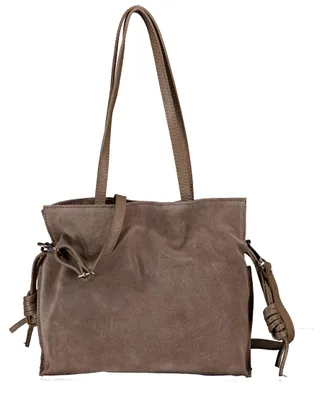 Produktbild von Hausfelder Manufaktur Beuteltasche Velours Beige onesize