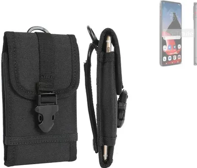 Produktbild von K-S-Trade Holster Handy Hülle kompatibel mit Motorola ThinkPhone Holster Handytasche Gürtel Tasche Schutz Hülle Robust Outdoor schwarz