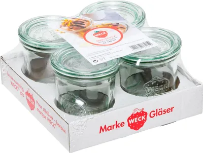 Produktbild von WECK Mini-Sturzglas 140ml 4er Pack