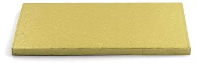Image de Assiette à gâteau - rectangulaire or 30 x 40 cm x 1,2 cm Decora