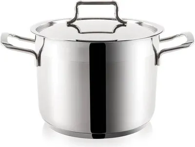 Zdjęcie produktu dla Rondel Orion Rondel stalowy z pokrywką 18/10 PREMIUM Indukcja 14l