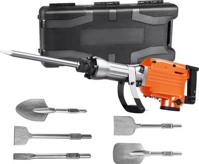 Produktbild von VEVOR Abbruchhammer 2200W Stemmhammer Bohrhammer Elektrisch 6Meißel Schlaghammer