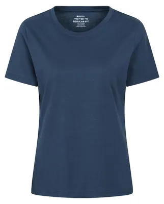 Produktbild von Mountain Warehouse - "Three Peaks" T-Shirt für Damen, Rückseitiger Aufdruck MW5067 (44 DE) (Marine)