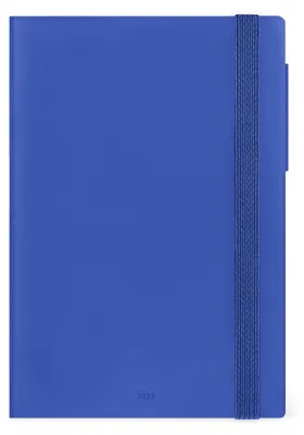 Obrázok produktu pre Legami – Týždenný plánovač, formát Medium, rok 2027, farba: modrá, 12 mesiacov, rozmer 12 x 18 cm