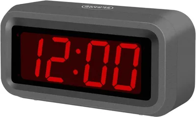 Obrázok produktu pre Digitálny LED budík, stolové hodiny na batérie, 1,2-palcový červený displej, 3 úrovne jasu, funkcia odloženia budenia, 12/24-hodinový formát, cestovný budík, tichý bez tikania, časovač!!