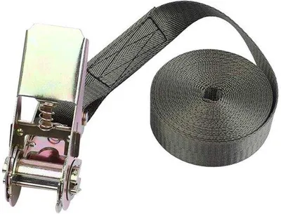 Produktbild von Schwerlast-Riemen mit Metallverschluss, 6 Farben, 846kg, Ratchetschnalle