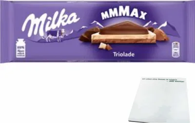 Produktbild von Milka Triolade (300g Großtafel) + usy Block