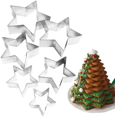 Productafbeelding van Kerstkoekjes Uitsteekvormen - 6 Stuks
