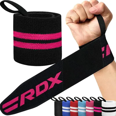 Produktbild von RDX Anti-Rutsch Unisex Elastische Pro 18 Baumwollgurte Gewichtheben Handgelenkbandagen