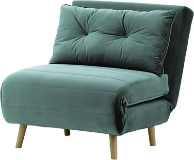 Zdjęcie produktu dla Fotel rozkładany Flic 77 cm-Velluto 12-wax black
