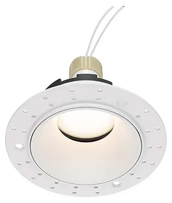 Zdjęcie produktu dla Lampa wpuszczana, aluminium, 1 światło, biały, D 10,2 cm