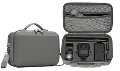 Image de Für DJI Osmo 360 Adventure Combo FlymilePolyuréthaneLeather Waterproof Shoulder Bag Grau