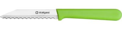Produktbild von Stalgast Brötchenmesser, HACCP, Griff dunkelblau, Stahlklinge 8,5 cm