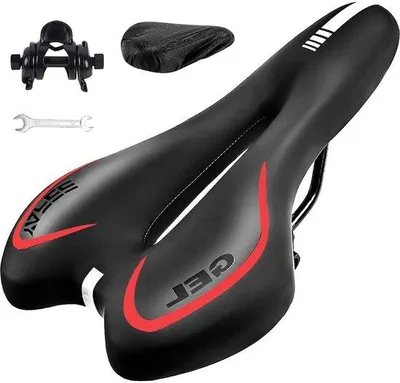 Produktbild von Famanu Fahrradsattel Gel komfortabel atmungsaktiv - MTB, Rennrad, Klapprad