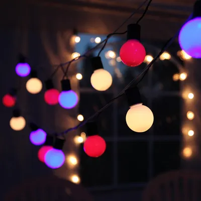 Produktbild von Best Season LED-Party Light, 20-teilig LED, Farbe bunt, Kabel schwarz, outdoor, 476-22
