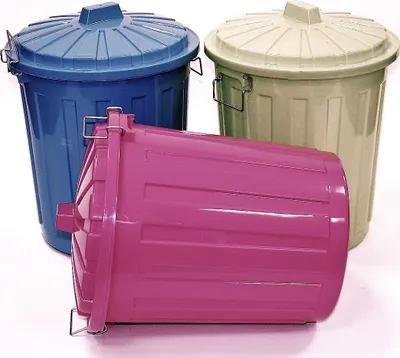 Produktbild von Unitonne Mülltonne Mülleimer 23 Liter mit Deckel und Griff - diverse Farben Schulz Haushaltsbedarf